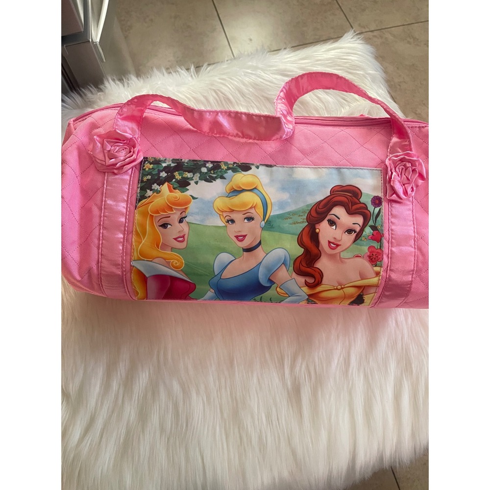 Disney Princess Kids Girls Sleeping Bag  Aurora Cinderella Sleeping Beauty Used